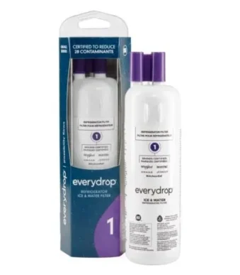 Premium Refrigerator Water Filters for Pure and Fresh Water | Unified Filter 27 Genuine Whirlpool Everydrop Filter 1 EDR1RXD1 – Purple Cap Replacement for W10295370A