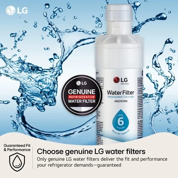 LG LT1000P Replacement Refrigerator Filter Genuine LG ADQ747935 - Image 5
