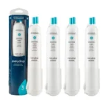 Bulk 4-pack of Genuine Everydrop EDR3RXD1 refrigerator filters, the direct OEM replacement for discontinued part numbers 4396841 and 4396710.