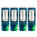 Bulk set of four Everydrop EDR4RXD1 refrigerator filters (Green Cap), providing 2 years of clean water and replacing legacy Maytag UKF8001 cartridges.