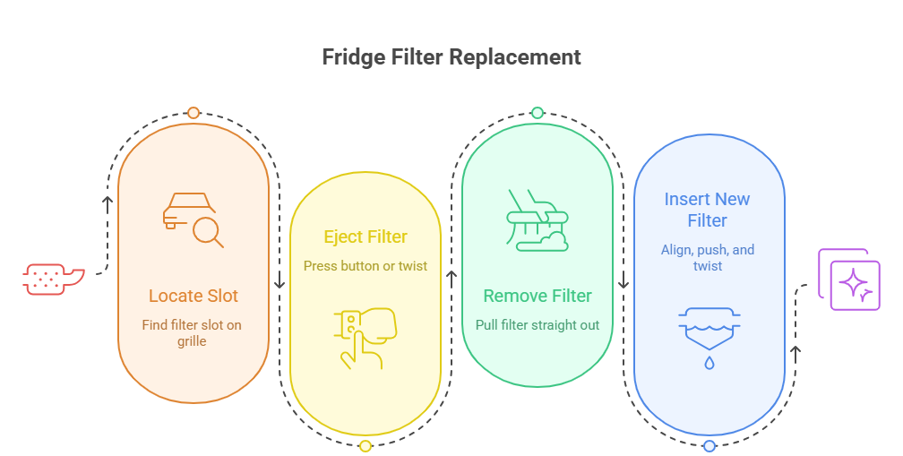 How to Change Whirlpool Water Filter in a Side-by-Side Refrigerator