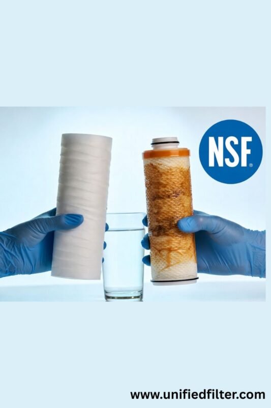 NSF certified water filters
