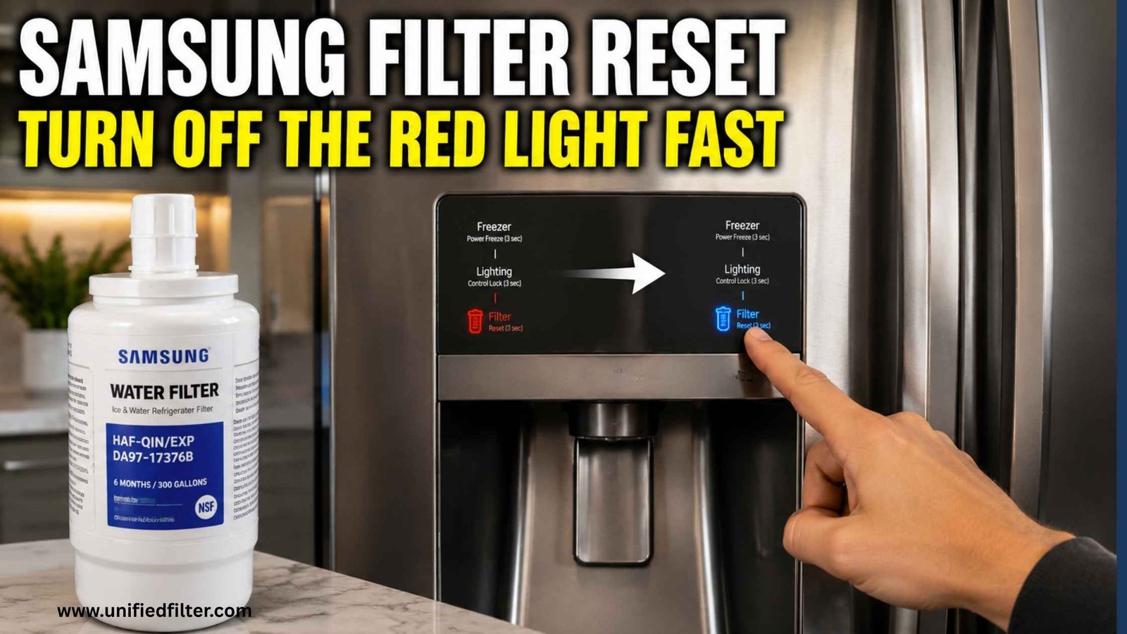 Samsung Refrigerator Water Filter Reset