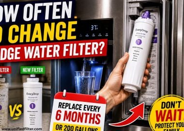Premium Refrigerator Water Filters for Pure and Fresh Water | Unified Filter 59 How Often to Change Fridge Water Filter