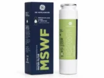 GE MSWF refrigerator water filter cartridge with its retail packaging