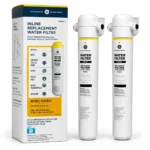 GE FQK1K under-sink water filter cartridges — cartridge group view