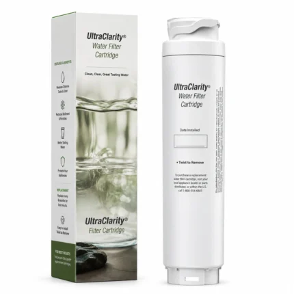 Bosch BORPLFTR30 UltraClarity water filter cartridge with its retail box