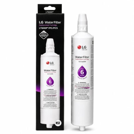 LG LT600P refrigerator water filter — front view