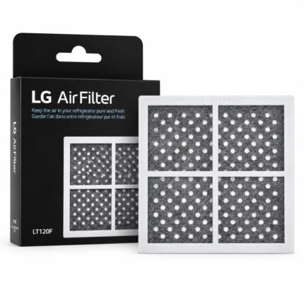 LG LT120F refrigerator air filter — filter pads with retail packaging
