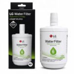 LG LT500P refrigerator water filter — cartridge with retail packaging